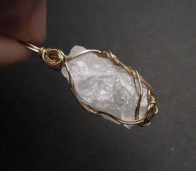 アゾゼオ フェナカイト 原石 ブラジル産 6.7ct 14kgfペンダント H&E社証明書付 ヘブンアンドアース 最も高い波動 ハイバイブレーション サードアイ P1ph199_2
