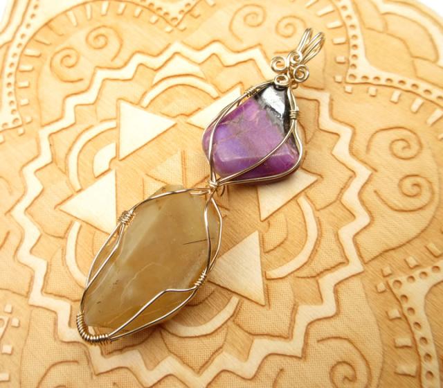 ザギマウンテンクォーツ アストロフィライト入り 天然石 パワーストーン