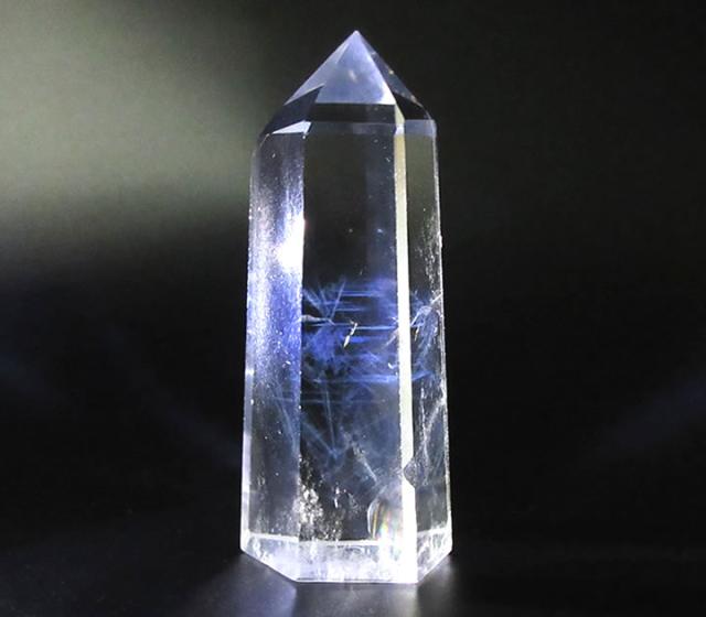 エンジェルラダークォーツ ポリッシュ 57g 虹あり 訳アリ 神の約束の成就 大天使ミカエルの青き光 天然石 パワーストーン alq059