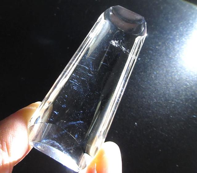 エンジェルラダークォーツ ポリッシュ 50g 神の約束の成就 大天使ミカエルの青き光 天然石 パワーストーン alq059