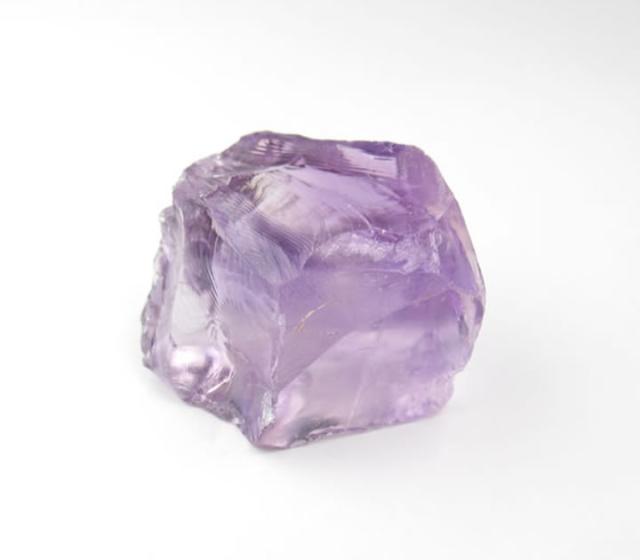 ローズドフランスアメジスト 原石 自分の運命を自由に司ることを可能にする、大天使ツァフキエルの宝石 amer063