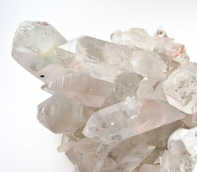 インド産ヒマラヤ水晶クラスター ほんのりピンク サマーセール インド