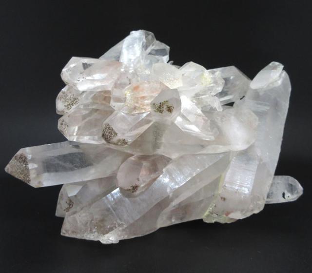 新産出！ パキスタン ナガール産 クリアクォーツクラスター1 ヒマラヤ ピンククォーツクラスター 2.21kgマニカラン産 慈愛の女神で