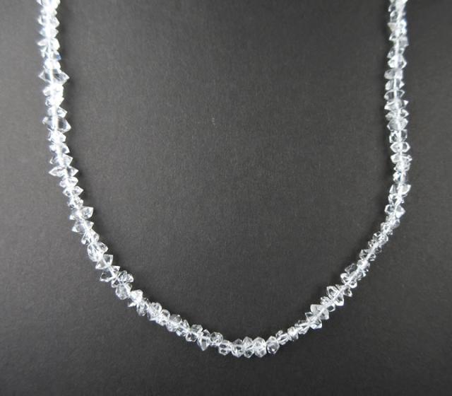 ハーキマーダイヤモンドクォーツ ネックレス H&E社 ハーキマー産 ダブルポイント 天然石 パワーストーン Nn-har003の通販は 21,754円