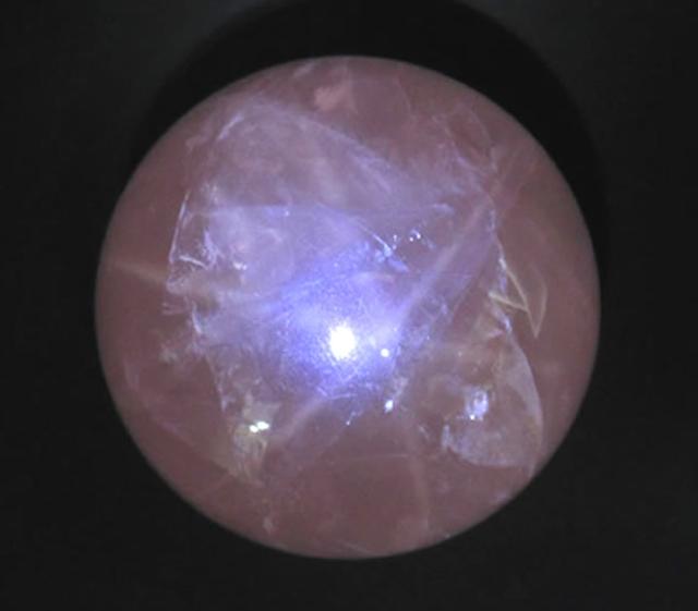 スターローズクォーツ スフィア 丸玉 虹入 マダガスカル産