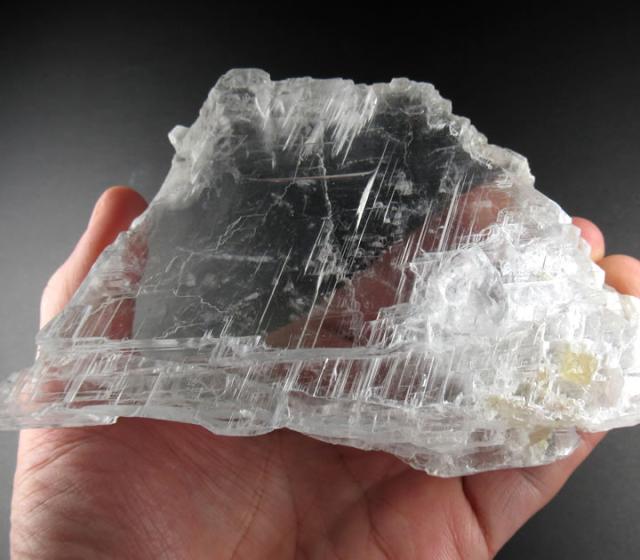 聖母マリアのガラス】1点物☆特大・超透明セレナイト・プレート原石