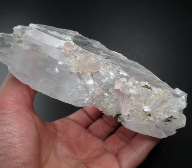 セレナイト 透明 原石 354g 天使の石 聖母マリアのガラス スピリット