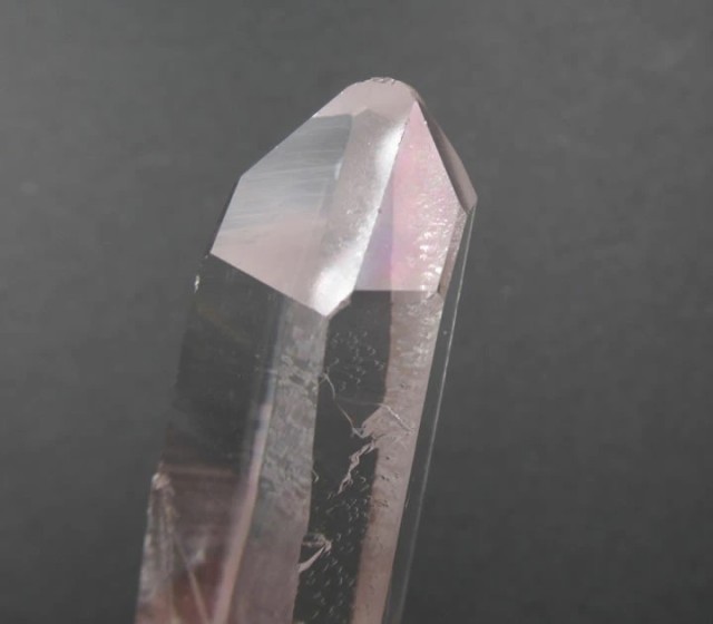 ビジョンクォーツ ゼッカ デ ソウザ産水晶32.4g ファセット面が虹色ゴールデンヒーラー イシス 2タイムリンク パワーストーン zecca013