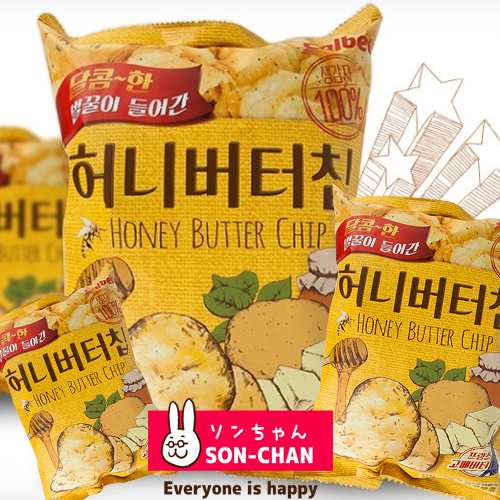 ヘテ ハニーバターチップ ポテトチップ 60g X 4袋 韓国で爆発的人気のハチミツ味ポテトチップスの通販はau Pay マーケット ソンちゃん