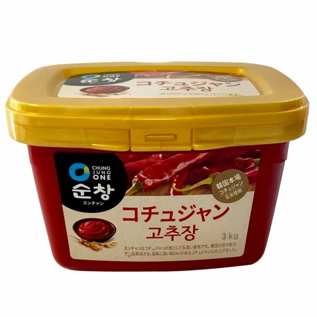 スンチャン コチュジャン 3kｇ 韓国 みそ 韓国フード 韓国料理 韓国調味料 韓国食材 韓国食品の通販はau PAY マーケット - ソンちゃん