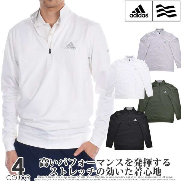 アディダス Adidas 長袖メンズウェア クラシック クラブ 1 4ジップ 長袖プルオーバー Usa直輸入の通販はau Pay マーケット ゴルフウェアusa ラッピング無料 Au Pay マーケット店