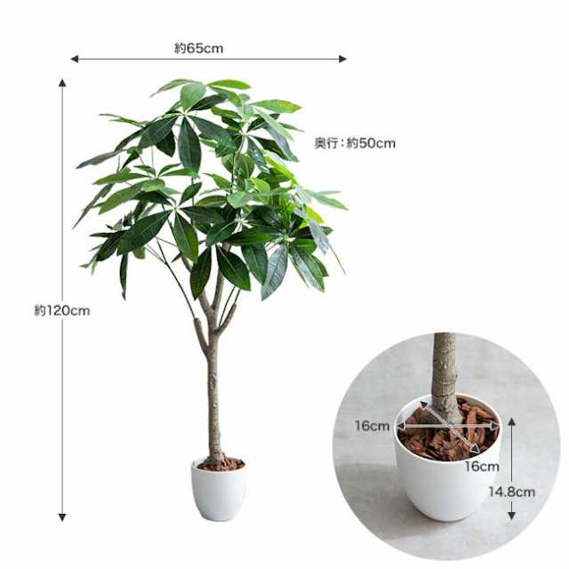 30％OFF 人工観葉植物 観葉植物 高さ125cm dショッピング パキラ ...