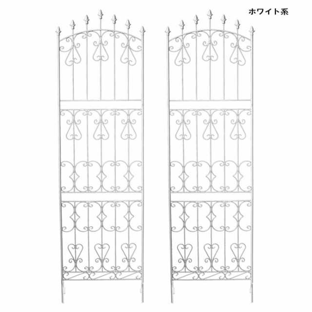 送料無料アイアンローズフェンス２枚組（ハイタイプ）間仕切り