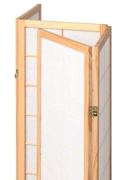 格子柄 和風衝立4連 高さ150cm パーテーション間仕切り（856） 送料