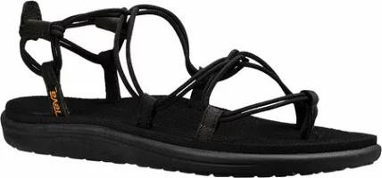 teva black strappy sandals