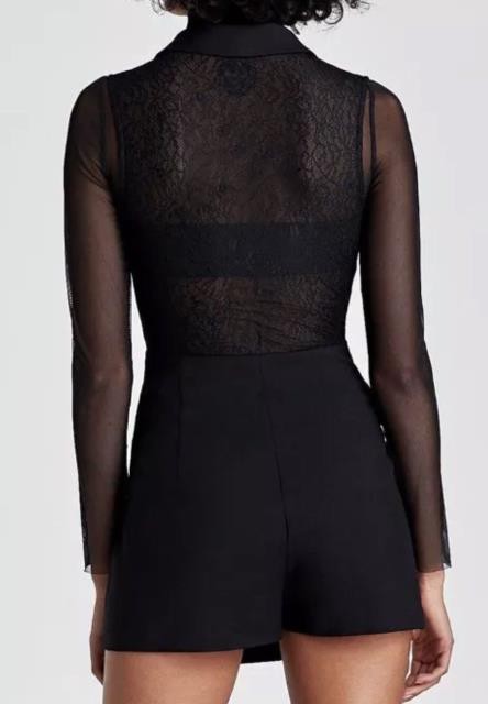 tuxedo playsuit zara
