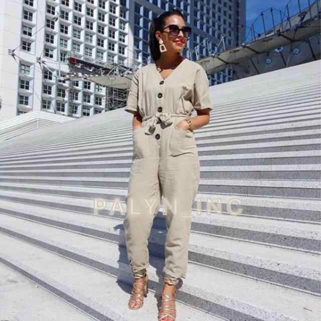 buttoned jumpsuit zara