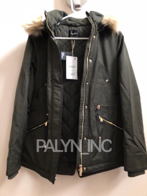 zara black coat with fur hood