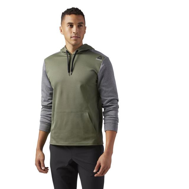 reebok green hoodie