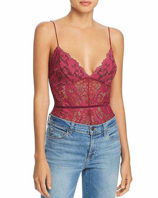 guess red lace bodysuit