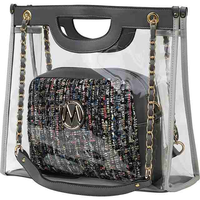 Mia ミア ファッション バッグ Mkf Collection By Mia K Farrow Juju Pvc Tote Withの通販はau Wowma Ocストア