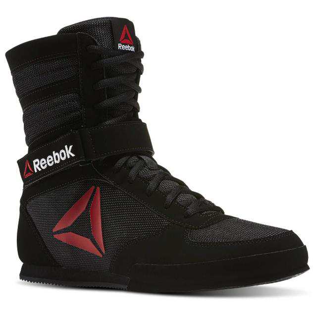 reebok boxing boots red