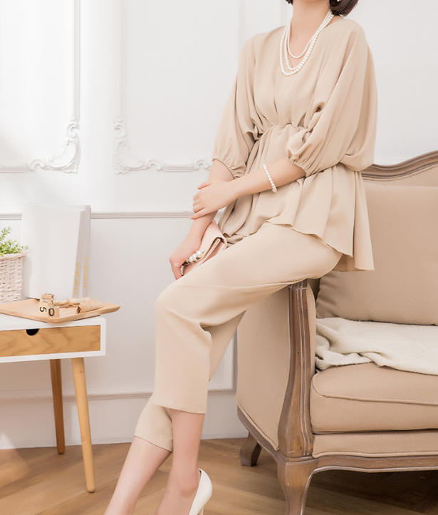 セットアップ レディース パンツ レディース大きいサイズ ブラウス ペプラム テーパードパンツ ハイウエスト きれいめ 上品 大人 お呼ばの通販はau Pay マーケット ａｍｉｃｏｍｓｈｏｐ