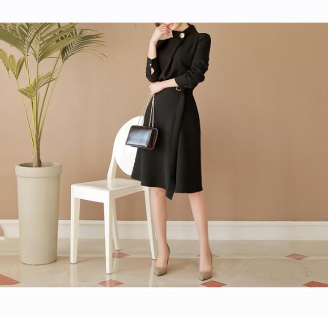 パーティドレス ワンピース Aライン セレモニースーツ レディース ママ 30代 母親 フォーマル 入学式 スリム シンプル 黒 入園式 長袖 上の通販はau Pay マーケット Hollyhock Au Pay マーケット店