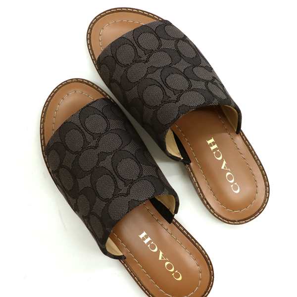 コーチ サンダル ファッション小物 COACH Hazel Sandal In Signature Jacquard CI054/BLK-5-5  レディース US サイズ5.5　約23cm TCLD3104｜au PAY マーケット