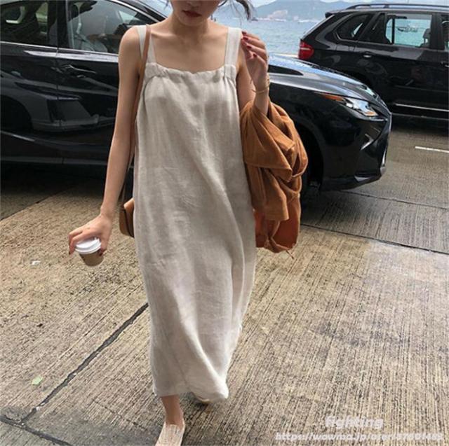リネン サロペットスカート レディース ロング丈ワンピース 大人 お洒落 オーバーオール スカート ミディアムサロペット マタニティ ストの通販はau Pay マーケット Fighting