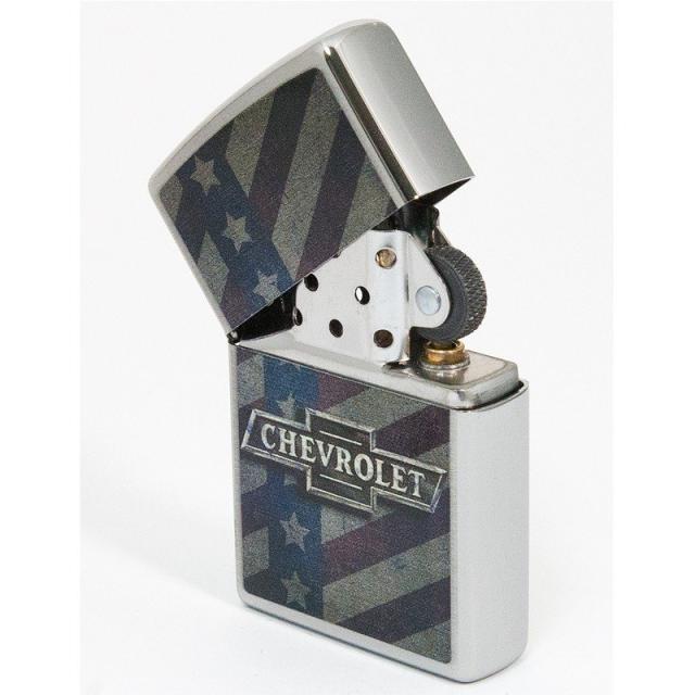 Zippo シボレーロゴとアメリカ国旗 2つのアイコン ジッポーライターの通販はau Pay マーケット Landing ライターとお香の専門店