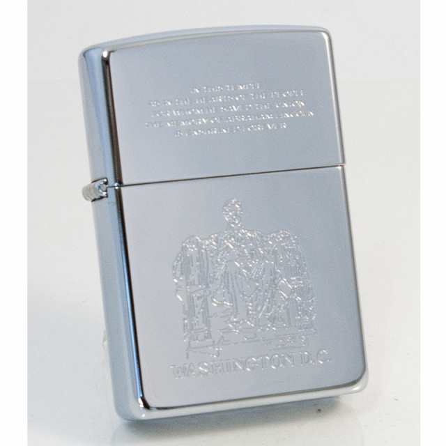 ZIPPO アメリカ合衆国 第16代大統領 エイブラハム・リンカーン リンカーン記念堂 1996年製 ハイポリッシュクローム ジッポーライター｜au  PAY マーケット