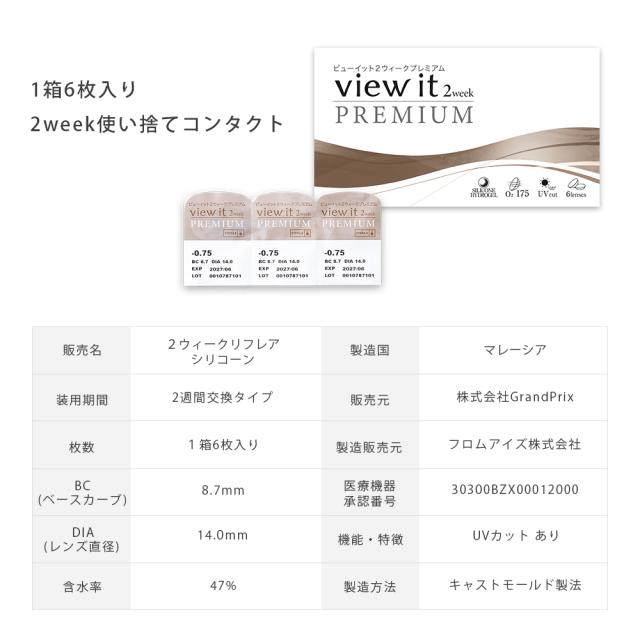 ビューイット 2week PREMIUM 12箱_10
