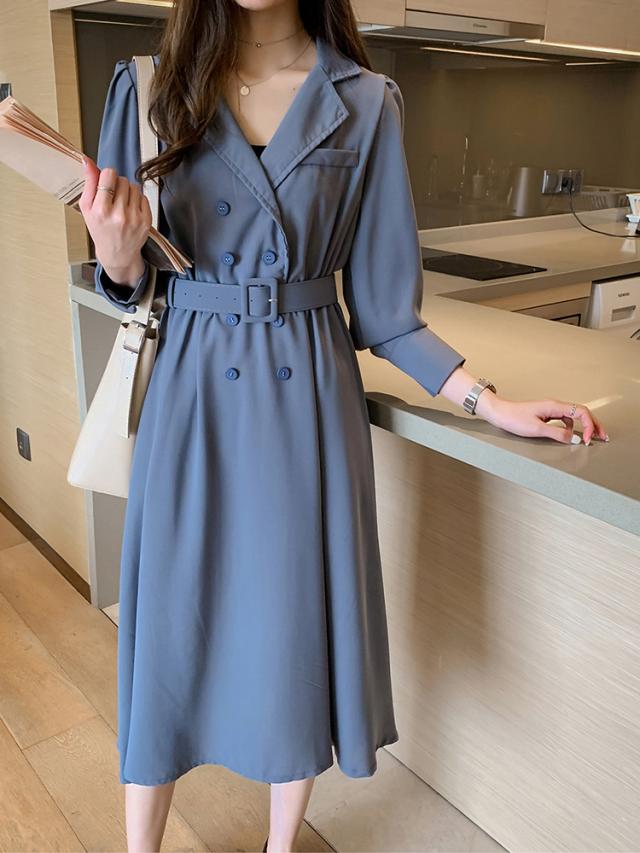 ワンピース ロング丈 Vネック 七分袖 無地 Aライン 大人可愛い フェミニン きれいめ エレガント 春夏 お出かけ 通勤 デート 全2色の通販はau Pay マーケット Ul Mart