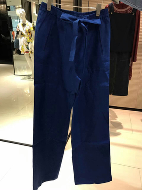 パンツ イージーワイドパンツ ダークグリーン グリーン ホワイト ブラック レッド ブルー ネイビー 小さいサイズ カジュアル シンプル かわ小 パンツ イージーワイドパンツ ダークグリーン グリーン ホワイト