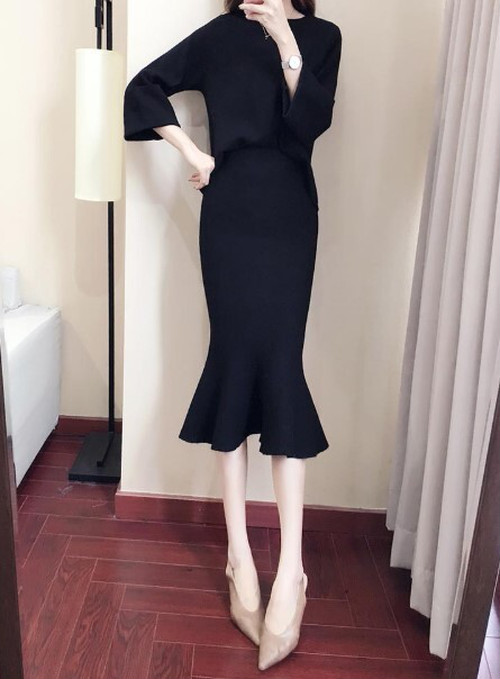 結婚式 お呼ばれドレス 大きいサイズ 30代 40代 50代 ワンピース ドレス 結婚式 パーティードレス 二次会 体型カバー 韓国 ワンピースドレス 可愛い ワンピース 大きいサイズ 二次会 ワンピース ロング 黒 かわいい 秋服 レディース 上20 式30 式40 30普 40普_9