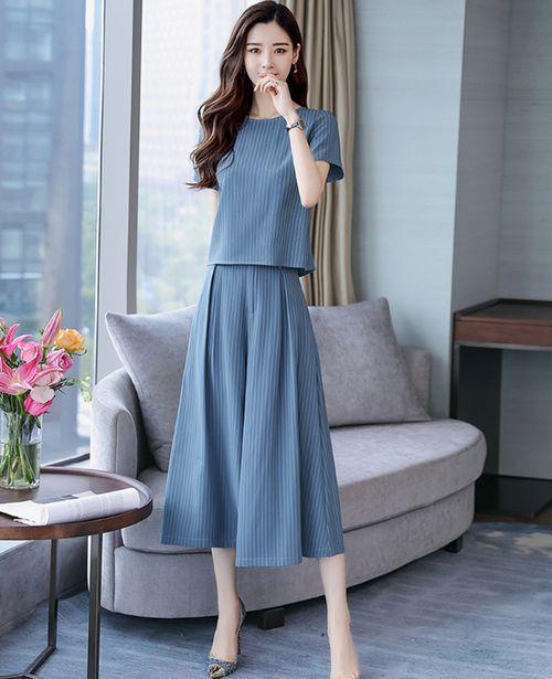 大きいサイズ レディース パンツ ワイドレッグパンツ 半袖 黒 夏