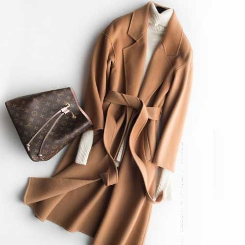 秋冬 レディース 秋服 レディース アウター 大きいサイズ 秋新作 ロングコート ウール 全5色 カラー リボン ロープ シンプル 無地 ベーシック 通勤 大人 かっこいい スリム フィット レディース 秋 冬 トレ定 上20 30上 40上 キレナチュ