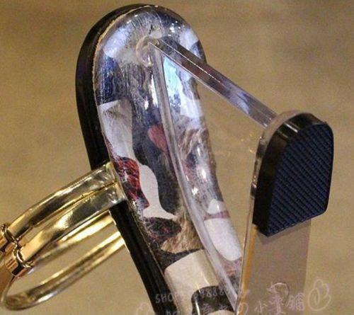 秋シューズ ハイヒール クリア レディース シルバー ゴールド 大人