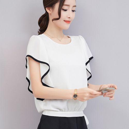 春新作トップスレディース シフォンブラウス 白 ノースリーブ レディース トップス ブラウス 大きいサイズ 大人 Ol 人気 新作 Uv 防止 30の通販はau Pay マーケット Urubei ウルベイ Au Pay マーケット店