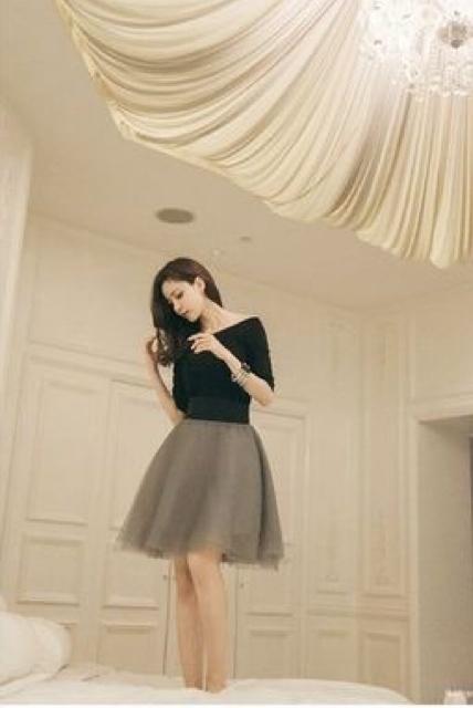 お呼ばれ ドレス 30代 20代 パーティードレス 黒 ブラック グレー 膝丈