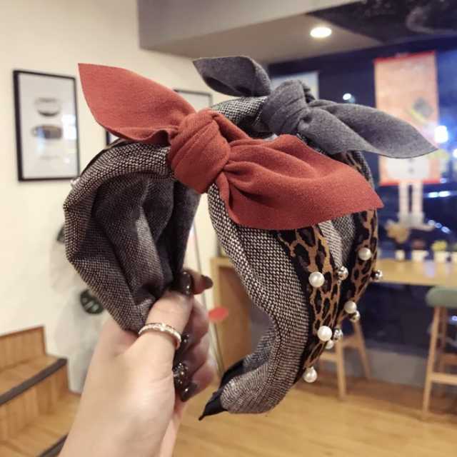全6色 カチューシャ ターバン風 リボンカチューシャ ヘアーバンド リボン アニマル柄 アニマル ヒョウ柄 幅広 シンプル 結び ヘアアレンの通販はau Pay マーケット Urubei ウルベイ Au Pay マーケット店