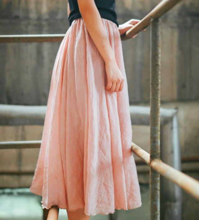 シュール スカート 大きいサイズ スカート レディース スカート ロングスカート 大きいサイズ スカート スカート 大きい プリーツスカート 大きいサイズ マキシ丈 スカート チュチュスカート リネン スカート  スカート フレア 春 夏 ガーリー リネン かわ大 シュール スカート 大きいサイズ スカート レディース スカート ロング