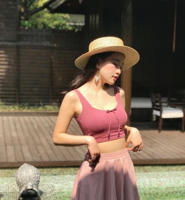 セパレート水着 ピンク系 かわいい 3点セット ビキニ パンツ ビーチ 体型カバー 水着 リゾート 体形 日焼け プール 海外 海水浴 ママ ワの通販はau Pay マーケット Urubei ウルベイ Au Pay マーケット店