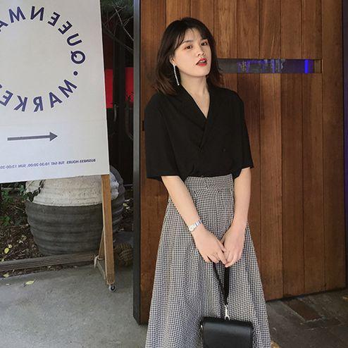 セットアップ レディース ツーピース トップス 半袖 フレア スカート