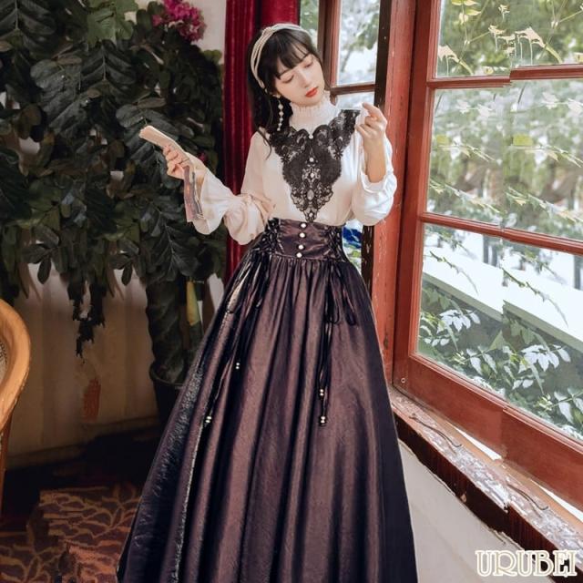 ワンピース ロリータ ロリータワンピース クラロリ レディース レース