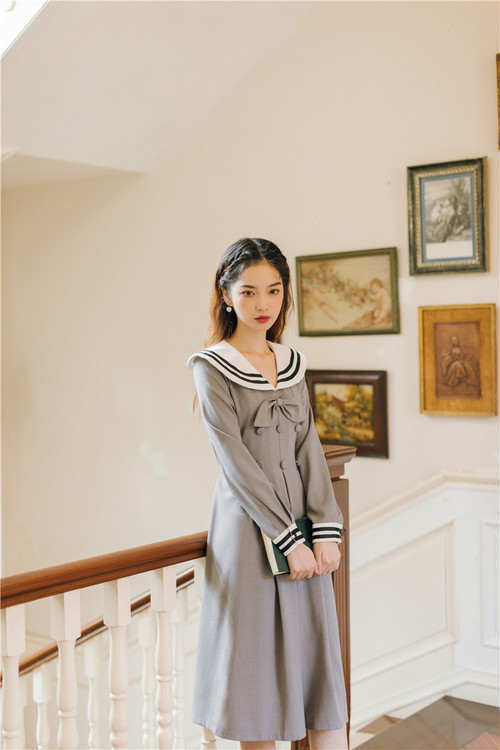 新作saleセール30 Off ロリータワンピース 長袖 クラシカル ワンピース セーラー ミモレ丈 ヴィンテージ 清楚 ゆるふわ 女の子 フェミニン ロリィタ ロリータ 新色追加 Centrodeladultomayor Com Uy