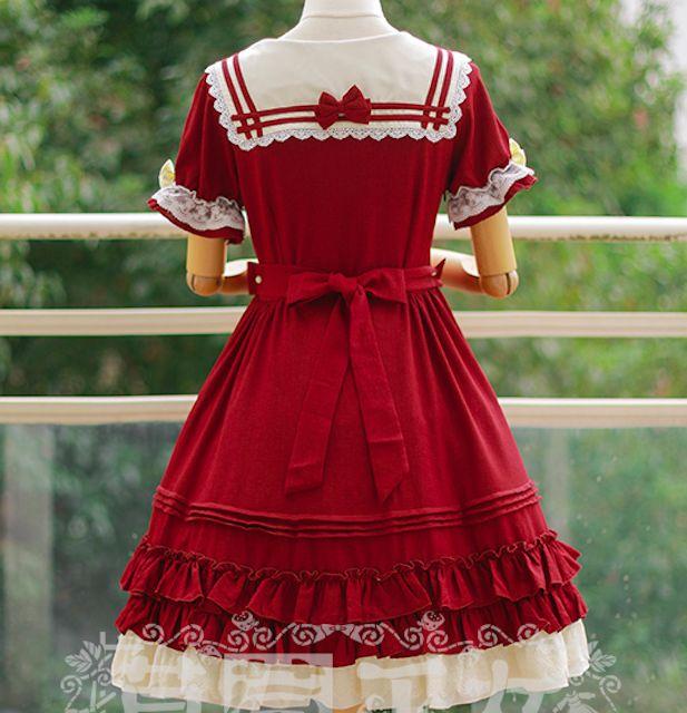 小さいサイズ 大きいサイズ レディース フリル ロリータ リボン