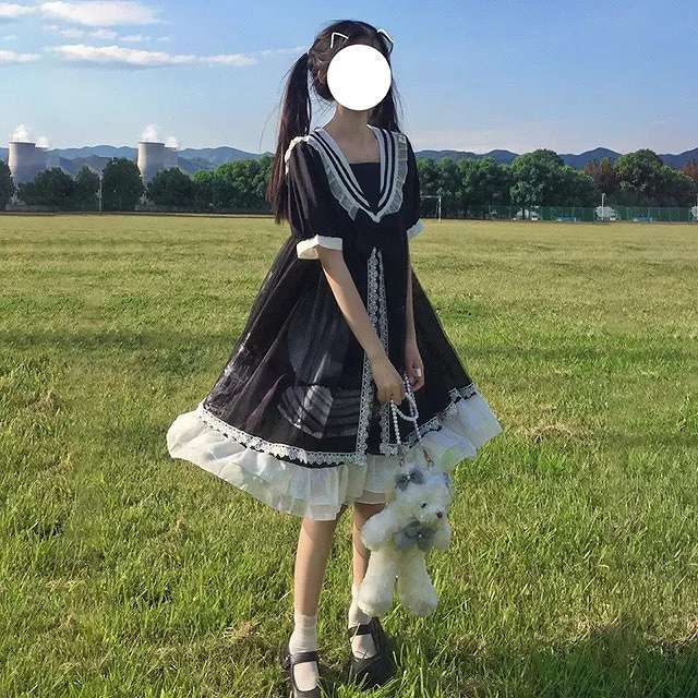 カジュロリ セーラーカラーワンピース 量産 アイドル 衣裳 撮影会 森