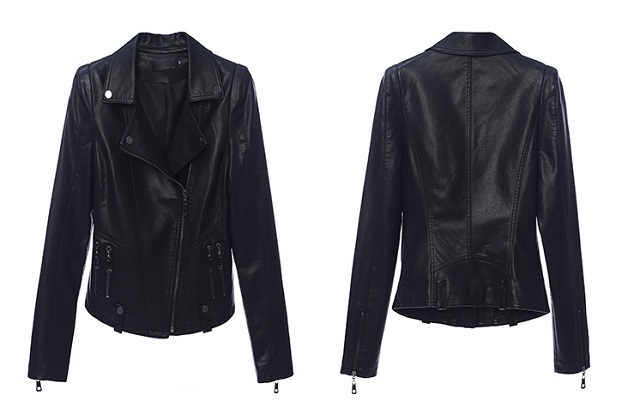 美品■SunsetStrip【M】バイカラー ダブル ライダースジャケット 黒白 美品□SunsetStrip【M】バイカラー ダブル ライダースジャケット